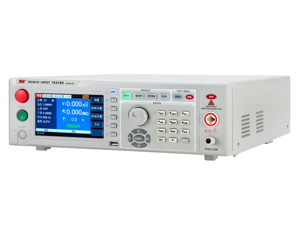 RK9910/RK9920/RK7122 Programmable Insulation and Voltage Withstand Tester for AC/DC Isolation Detection RK9910/RK9920/RK7122 Programmable Insulation and Voltage Withstand Tester for AC/DC Isolation Detection